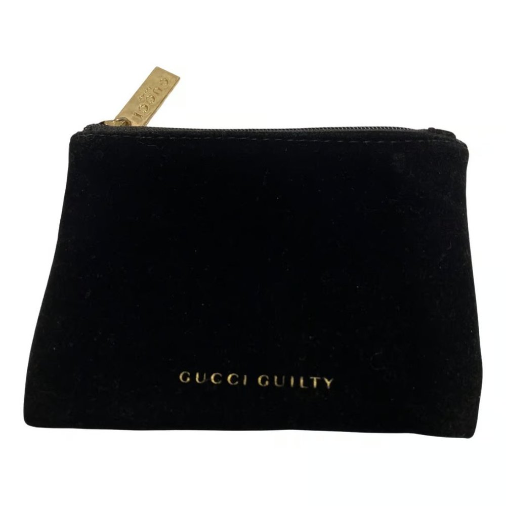 NEW Gucci Guilty Black Velvet Travel Bag Clutch